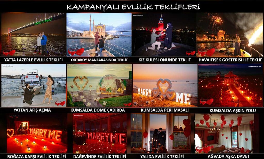 Kampanyalı Evlilik Teklifleri - KIYMETLİM ORGANİZASYON