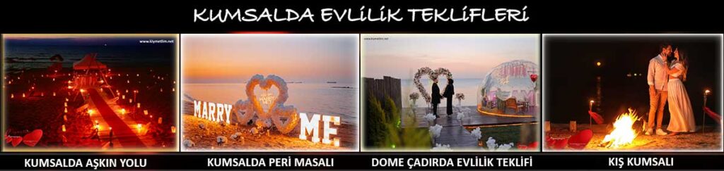 Kumsalda Evlilik Teklifi Organizasyonları - KIYMETLİM ORGANİZASYON