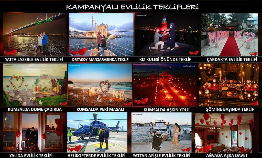 Kampanyalı Uygun Evlilik Teklifi Organizasyonları - KIYMETLİM ORGANİZASYON